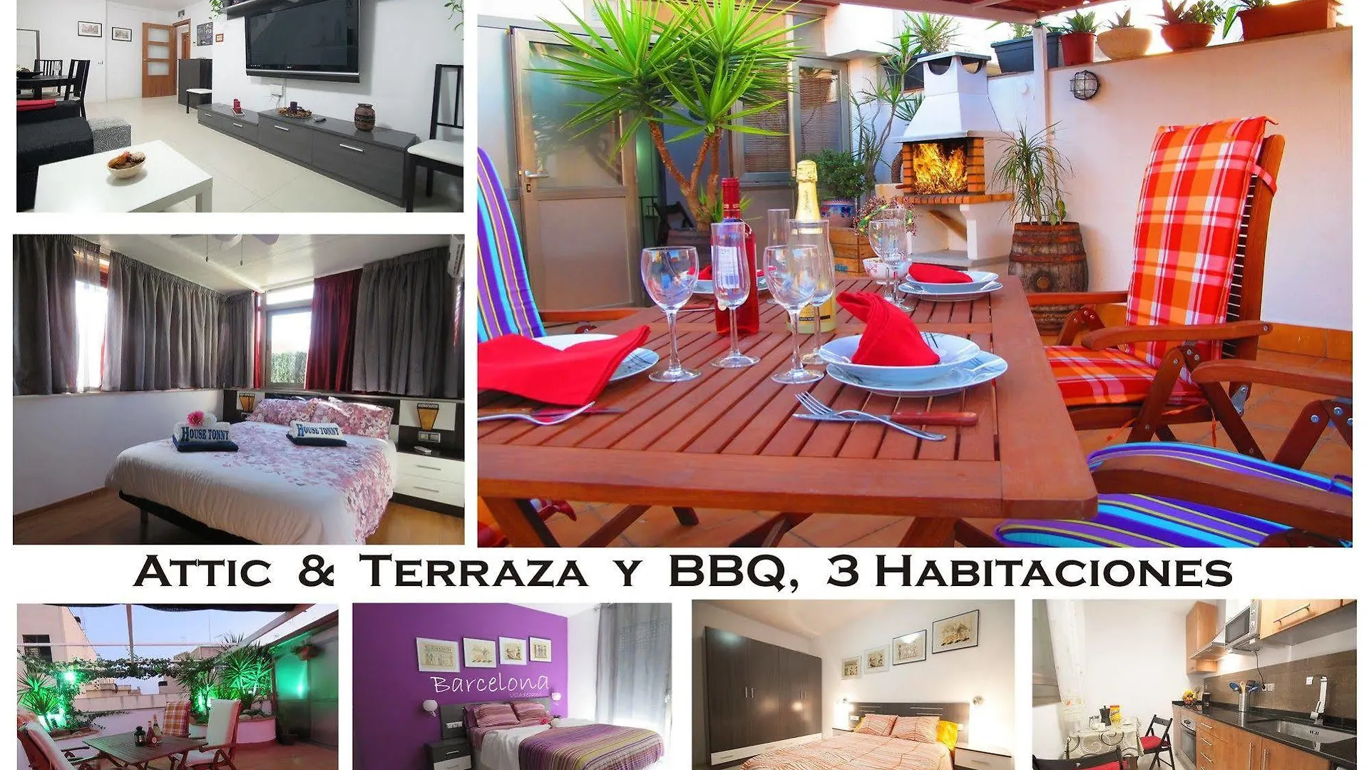 Apartamentos Atico Airport Barcelona, Terraza Y Barbacoa Viladecáns