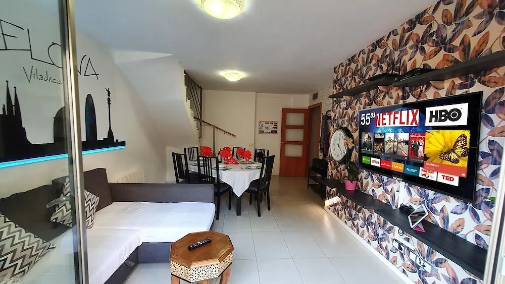Apartamentos Atico Airport Barcelona, Terraza Y Barbacoa Viladecans